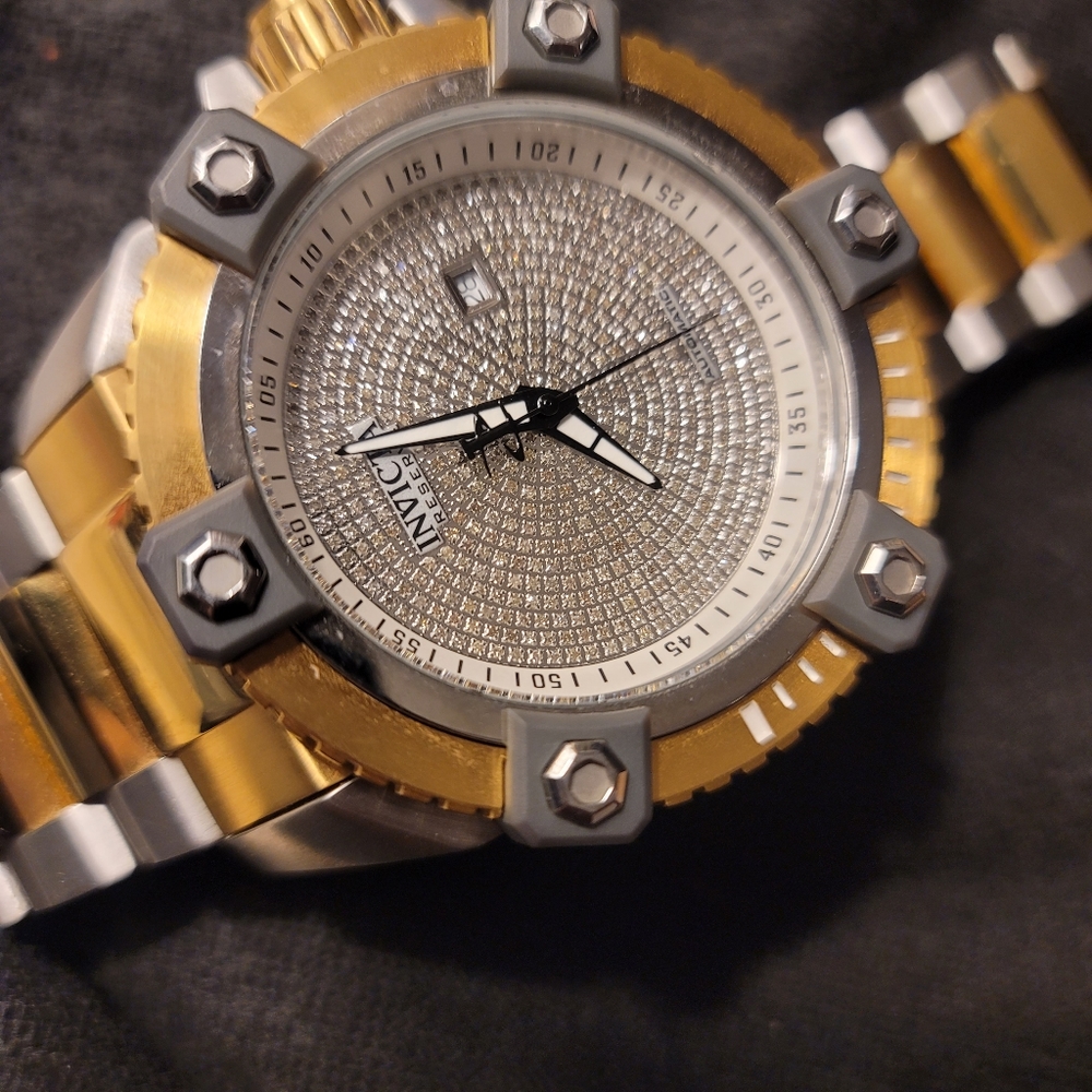 Invicta Diamond watch. Grand octane 63mm. Great condition.